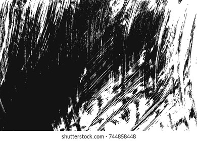 Grunge paint texture overlay. Distress black rough background. Noise dirty rectangle stamp. Dirty artistic background. Vector illustration