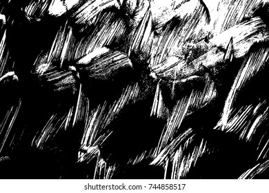 Grunge paint texture overlay. Distress black rough background. Noise dirty rectangle stamp. Dirty artistic background. Vector illustration