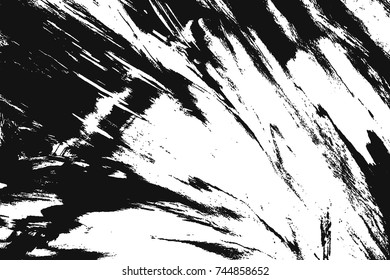 Grunge paint texture overlay. Distress black rough background. Noise dirty rectangle stamp. Dirty artistic background. Vector illustration