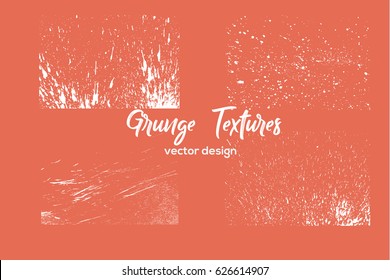 Grunge paint texture set. Distress black rough background. Noise dirty rectangle stamp. Dirty artistic background. Vector illustration
