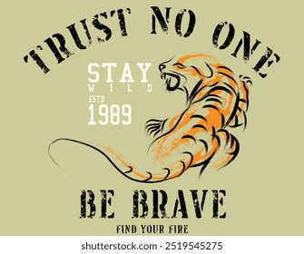 Grunge Paint tiger Vector brush Stroke, Tiger vector illustration for t-shirt and other uses, typography graphic print design, Japanese style tiger vector illustration.eps