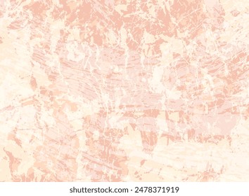 Grunge paint vector background. Rustic surface colored vintage wallpaper. Scratch art pattern. Dirty paint spots. Graffiti paint blots. Sketch grainy canvas. Blank banner template.