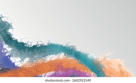Grunge paintable wallpaper. An excellent background for advertising, posters, postcards, business cards, corporate attributes and your other projects. Vector.