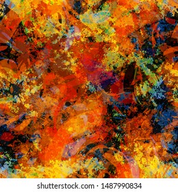 Grunge painted seamless texture. Abstract vector background for web page, banners backdrop, fabric, home decor, wrapping