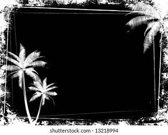 Fondo de palmera gruesa