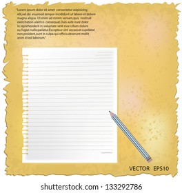 Grunge paper and background in vintage style,vector - Powered by Shutterstock - Get 15% off with code: PIKWIZARD15