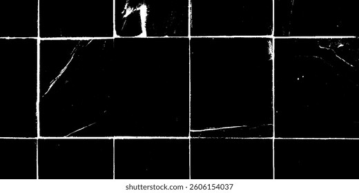 Grunge paper overlay background with seamless abstract line patterns. Vintage white and black texture for design, fabric, tile, and modern interior decoration.