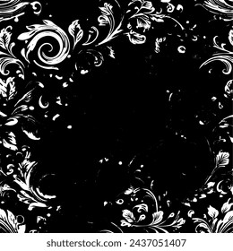 Grunge Papier Rough Old Frame Grunge Textur