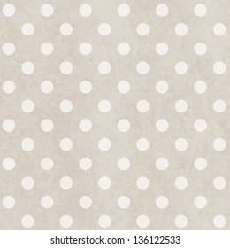 Grunge paper seamless pattern with dots geometric texture