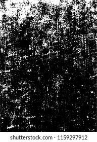 Grunge paper texture black and white vector illustration