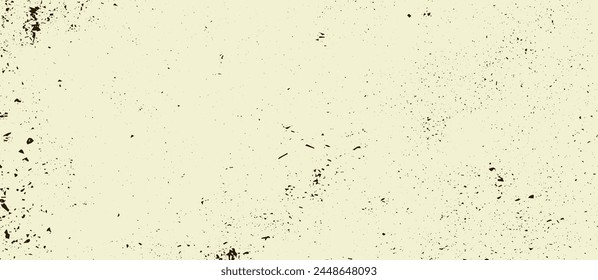 Grunge paper texture with flecks and particles. Vintage background. Vector illustration