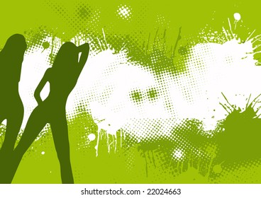 grunge party wallpaper