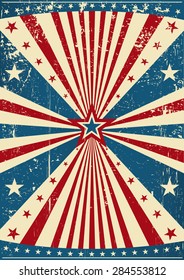 grunge patriotic poster. A grunge patriotic poster for you.