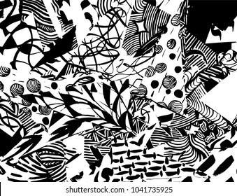 Grunge pattern. Abstract design. Vintage background.