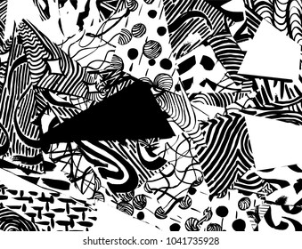 Grunge pattern. Abstract design. Vintage background.