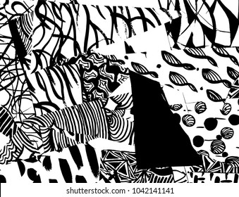 Grunge pattern. Abstract design. Vintage background.