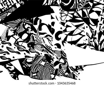 Grunge pattern. Abstract design. Vintage background.