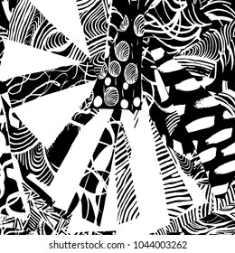 Grunge pattern. Abstract design. Vintage background.