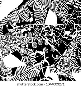 Grunge pattern. Abstract design. Vintage background.