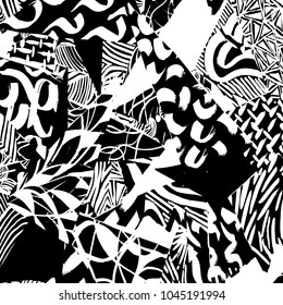Grunge pattern. Abstract design. Vintage background.