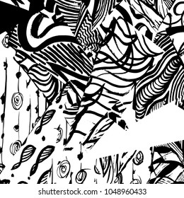 Grunge pattern. Abstract design. Vintage background.