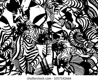 Grunge pattern. Abstract design. Vintage background.