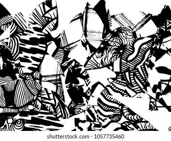 Grunge pattern. Abstract design. Vintage background.
