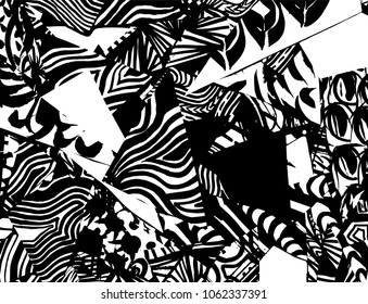 Grunge pattern. Abstract design. Vintage background.