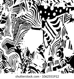 Grunge pattern. Abstract design. Vintage background.