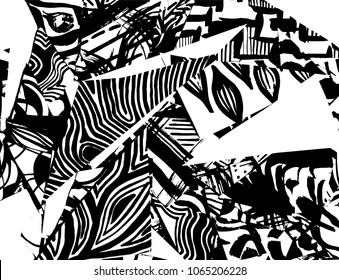 Grunge pattern. Abstract design. Vintage background.