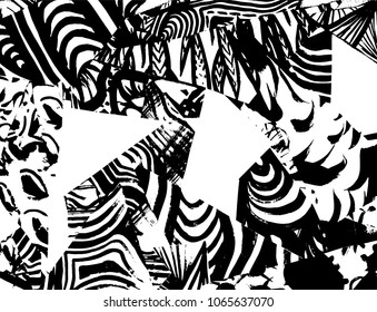 Grunge pattern. Abstract design. Vintage background.