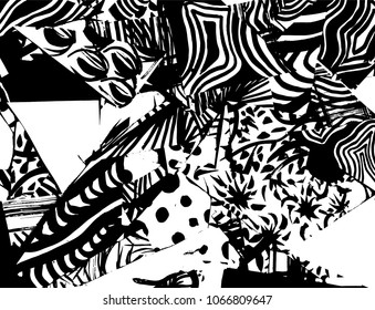 Grunge pattern. Abstract design. Vintage background.