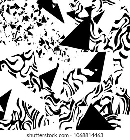 Grunge pattern. Abstract design. Vintage background.