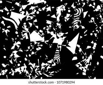 Grunge pattern. Abstract design. Vintage background.