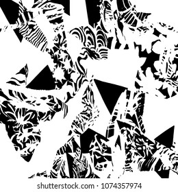 Grunge pattern. Abstract design. Vintage background.