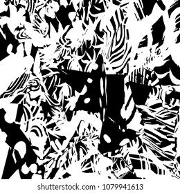 Grunge pattern. Abstract design. Vintage background.