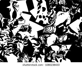 Grunge pattern. Abstract design. Vintage background.