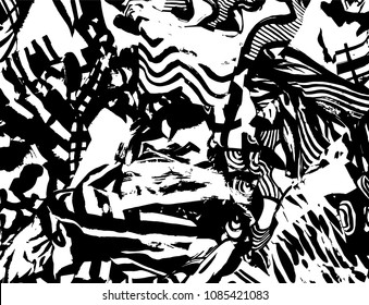 Grunge pattern. Abstract design. Vintage background.