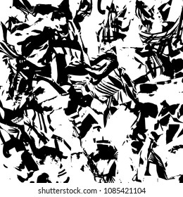 Grunge pattern. Abstract design. Vintage background.