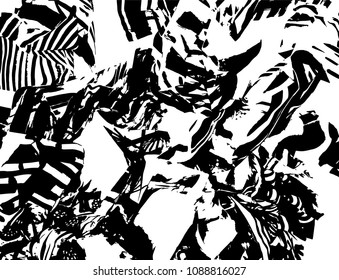 Grunge pattern. Abstract design. Vintage background.
