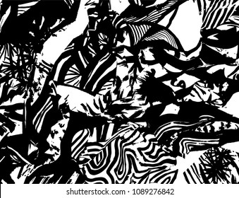 Grunge pattern. Abstract design. Vintage background.