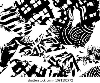 Grunge pattern. Abstract design. Vintage background.