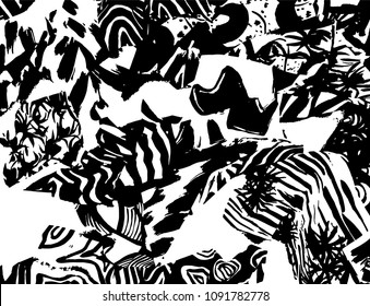 Grunge pattern. Abstract design. Vintage background.