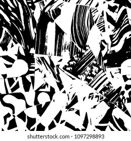 Grunge pattern. Abstract design. Vintage background.