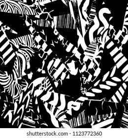 Grunge pattern. Abstract design. Vintage background. Vector