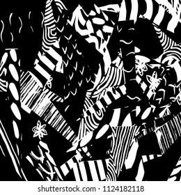 Grunge pattern. Abstract design. Vintage background. Vector