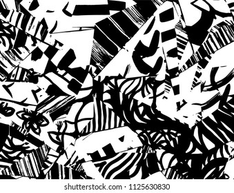 Grunge pattern. Abstract design. Vintage background. Vector