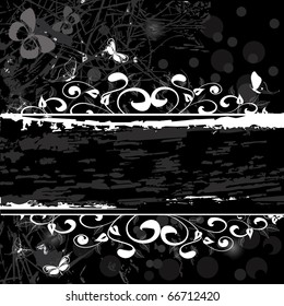 grunge pattern banner