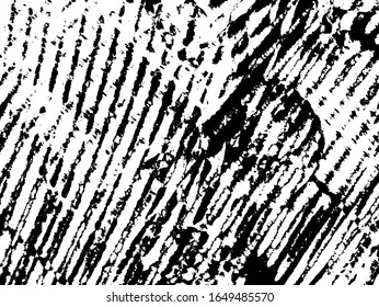 Grunge pattern black and white. Abstract monochrome vector background