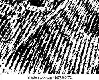 Grunge pattern black and white. Abstract monochrome vector background